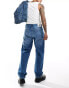 Фото #1 товара Calvin Klein Jeans 90s straight jeans in light wash