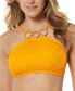 Фото #1 товара Women's Crochet High-Neck Ring Bikini Top