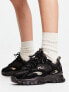 Фото #1 товара Fila Ray Tracer trainers in black and leopard print