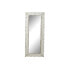 Wall mirror Home ESPRIT White Crystal MDF Wood Indian Man Stripped 66 x 3 x 164 cm