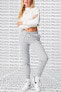 Фото #4 товара Брюки спортивные Nike Essential Fleece Sweatpant из хлопкового флиса серого цвета