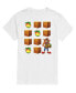 Фото #1 товара Men's Crash Bandicoot Crates and Apples T-shirt