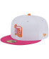 Фото #3 товара Men's White, Pink Detroit Tigers Tiger Stadium 59FIFTY Fitted Hat