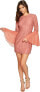 Фото #1 товара Платье женское Keepsake 252391 с длинным рукавом, мини, корица, размер X-Large