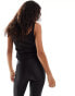 Calvin Klein Jeans rib tank top in black