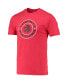 ფოტო #3 პროდუქტის Men's Black, Red Toronto Raptors T-shirt and Shorts Sleep Set