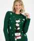 ფოტო #3 პროდუქტის Women's Penguin Crewneck Sweater, Created for Macy's