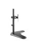 Фото #9 товара V7 Free Standing Desk Stand Single Display 13 to 32" - with Tilt - Rotate and Swivel Function - Detachable VESA 100 x 100, - Freestanding - 8 kg - 33 cm (13") - 81.3 cm (32") - 100 x 100 mm - Black