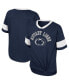 ფოტო #1 პროდუქტის Big Girls Navy Penn State Nittany Lions Tomika Tie-Front V-Neck T-shirt