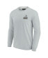 Men's and Women's Gray Cleveland Browns Super Soft Long Sleeve T-shirt