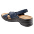 Фото #5 товара Trotters Nella T1914-427 Womens Blue Narrow Leather Slingback Sandals Shoes