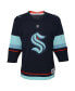 ფოტო #3 პროდუქტის Infant Boys and Girls Philipp Grubauer Deep Sea Blue Seattle Kraken Home Replica Player Jersey