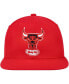 Men's Red Chicago Bulls Hardwood Classics MVP Team Ground 2.0 Fitted Hat