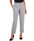 Фото #1 товара Women's Stretch-Crepe Straight-Leg Pants