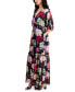 Women's Printed Cambria Smocked-Waist Dress