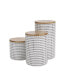 Фото #6 товара Round Canister Set with Lids, 3 Pieces