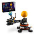 LEGO Earth And Luna Planet In Orbit Construction Game
