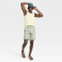 Фото #2 товара Men's 9" Floral Print Hybrid Swim Shorts - Goodfellow & Co Dark Green 36