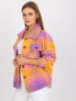 Фото #8 товара Женская теплая рубашка casual из твида с накладными карманами в клетку Factory Price