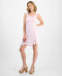 ფოტო #1 პროდუქტის Juniors' Lace Trim Mini Dress