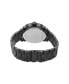 ფოტო #4 პროდუქტის Men's Matte Black Metal Bracelet Watch 46mm