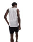 Фото #4 товара ASOS DESIGN relaxed vest with neck in sheer white