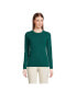 Свитер женский Lands' End из кашемира Bright evergreen donegal, Large - фото #3