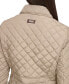 Womens Collared Quilted Coat