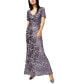 ფოტო #3 პროდუქტის Women's Sequined A-Line Dress