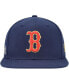 ფოტო #3 პროდუქტის Men's Navy Boston Red Sox Champ'd Up Snapback Hat