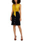 ფოტო #4 პროდუქტის Women's Faux Snap-Front Pencil Skirt