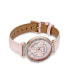 Фото #3 товара Passage Chrono Pink Leather Strap Watch, 9.52 mm