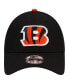 Фото #3 товара Men's Black Cincinnati Bengals League 9FORTY Adjustable Hat