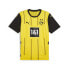 Фото #1 товара Puma Bvb Crew Neck Short Sleeve Home Soccer Jersey Replica Mens Yellow 77494601