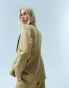 Фото #8 товара ASOS DESIGN premium structured blazer with wool in camel