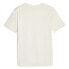 Puma Essentials Minimal Gold Logo Crew Neck Short Sleeve T-Shirt Mens Off White