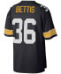 ფოტო #4 პროდუქტის Men's Jerome Bettis Black Pittsburgh Steelers Legacy Replica Jersey