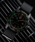 ფოტო #5 პროდუქტის Men's Swiss Leatherback Sea Turtle Giant Dive Black NATO Strap Watch 44mm