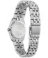 ფოტო #4 პროდუქტის Eco-Drive Women's Corso Diamond (1/10 ct. t.w.) Stainless Steel Bracelet Watch 28mm