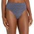 Wacoal 300674 Women's B-Smooth High-Cut Panty, Patriot Blue Heather, Large