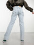 Фото #3 товара Cotton:On slim straight leg jeans in light wash blue denim