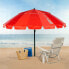 Фото #6 товара Пляжный зонт Aktive Красный Алюминий 220 x 215 x 220 cm (6 штук)
