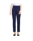 ფოტო #5 პროდუქტის Petite High Rise Bi Stretch Pintuck Pencil Ankle Pants