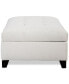 Фото #5 товара Kallison 53" Fabric Storage Ottoman, Created for Macy's