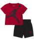 Baby Boys Jumbo Jump Man T Shirt and Shorts, 2 Piece Set
