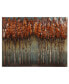 Sunset Ground Mixed Media Iron Hand Painted Dimensional Wall Art, 30" x 40" x 2"