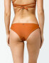 Hurley 243723 Womens Solid Bikini Bottom Swimwear Dark Russet Size Large