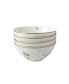 Фото #1 товара Heritage Collectables Cobblestone Pinstripe Bowls in Gift Box, Set of 4