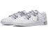 Фото #3 товара 【定制球鞋】 Nike Dunk Low Retro 简约 高街 怪兽涂鸦 潮流 低帮 板鞋 男款 灰白 / Кроссовки Nike Dunk Low DJ6188-101