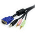 Фото #4 товара StarTech.com 6 ft 4-in-1 USB VGA KVM Switch Cable with Audio and Microphone - Black - 500 g - 22 mm - 251 mm - 326 mm - 475 g